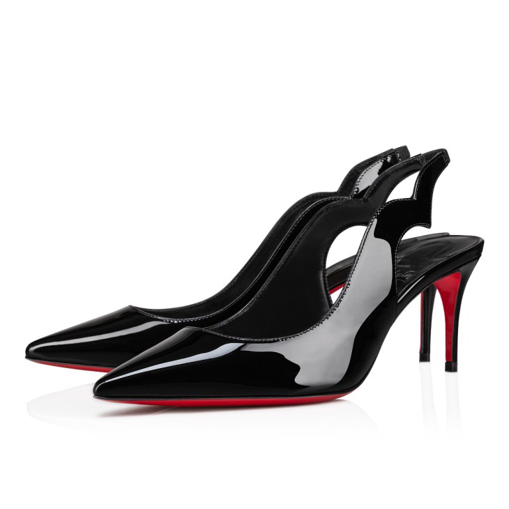 Christian Louboutin Hot Chick Sling Women Pumps Black | DMHPGQ-361