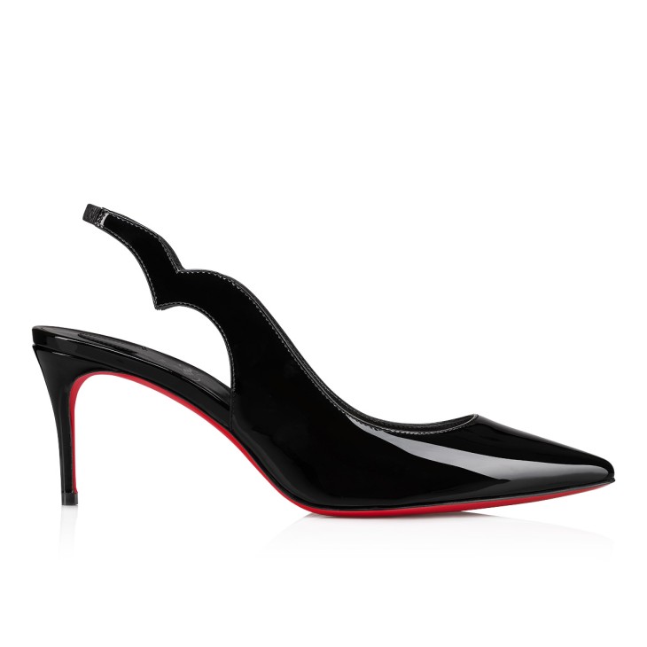 Christian Louboutin Hot Chick Sling Women Pumps Black | DMHPGQ-361