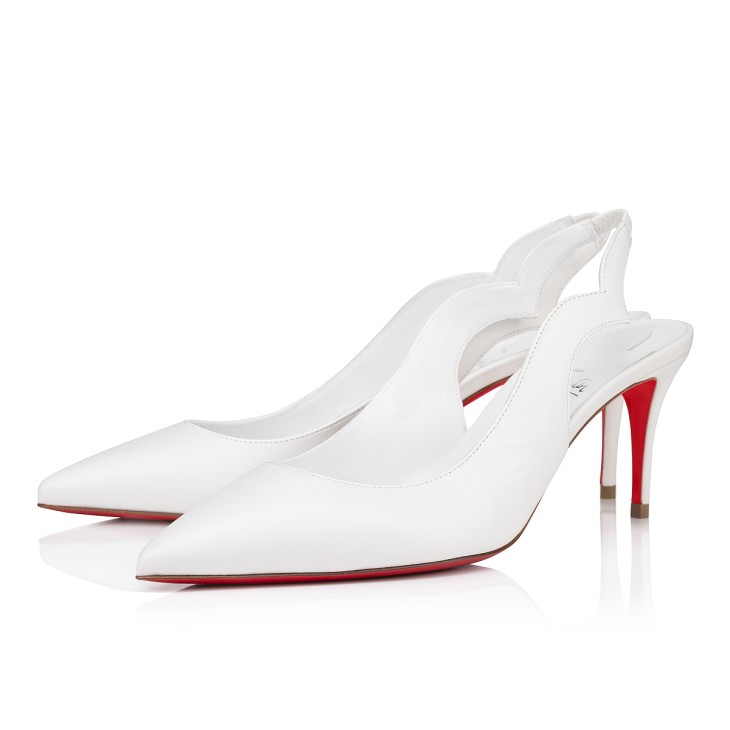 Christian Louboutin Hot Chick Sling Women Pumps White | WGNLQY-612