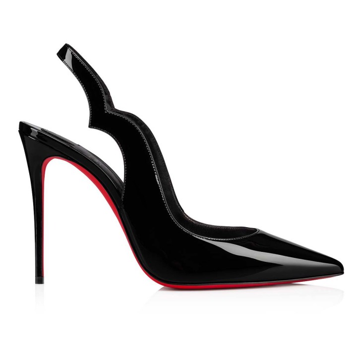 Christian Louboutin Hot Chick Sling Women Pumps Black | NTQXAB-813