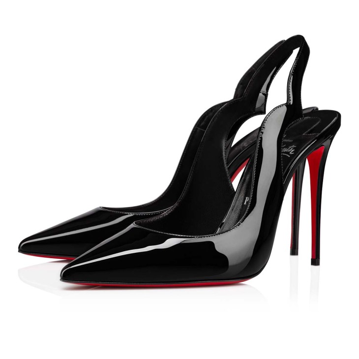 Christian Louboutin Hot Chick Sling Women Pumps Black | NTQXAB-813