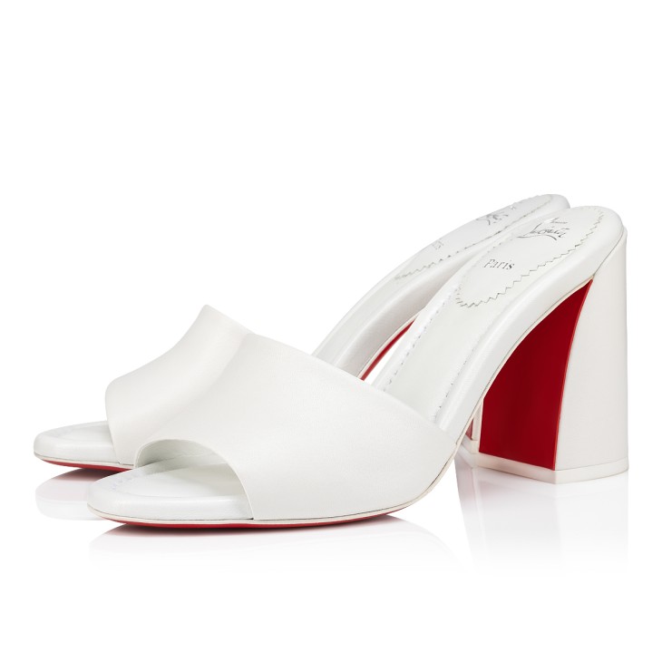 Christian Louboutin Jane Women Mules White | EJUROS-047