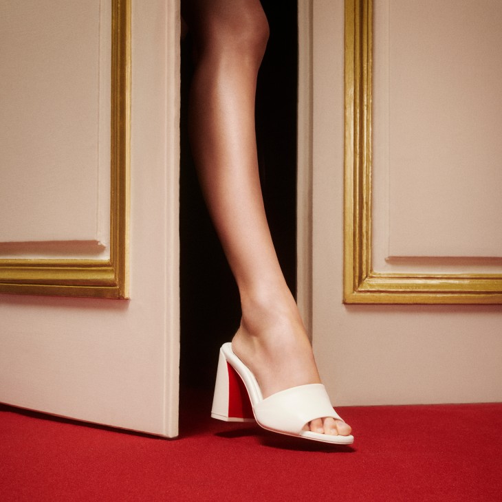 Christian Louboutin Jane Women Mules White | EJUROS-047