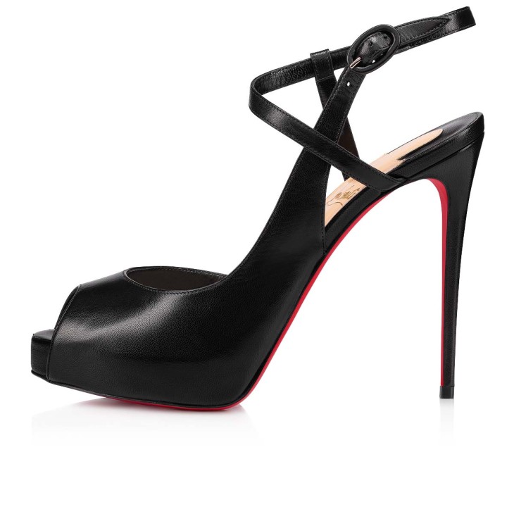 Christian Louboutin Jenlove Alta Women Platform Shoes Black | PVWKJD-702