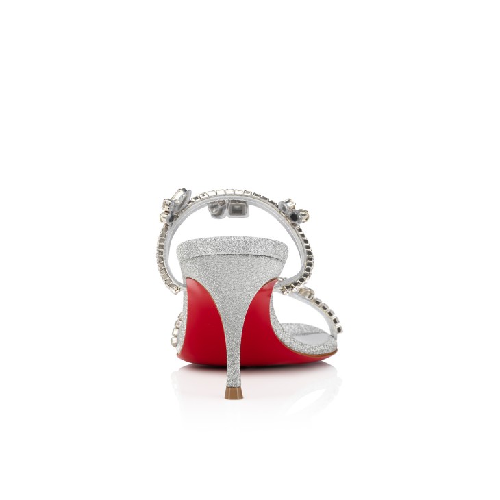 Christian Louboutin Just Queen Women Mules Silver | XOUNBV-296