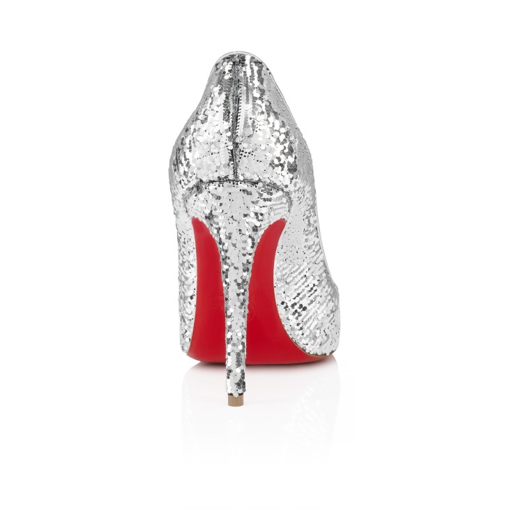 Christian Louboutin Kate Paillettes Women Pumps Silver | NGSAMW-784