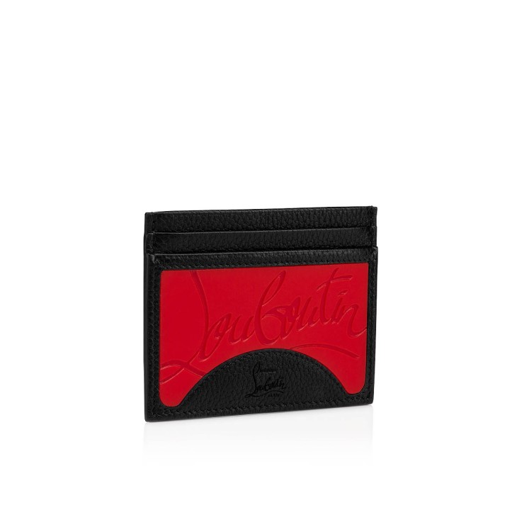 Christian Louboutin Kios Men Wallets Black / Red | FHDSNW-675