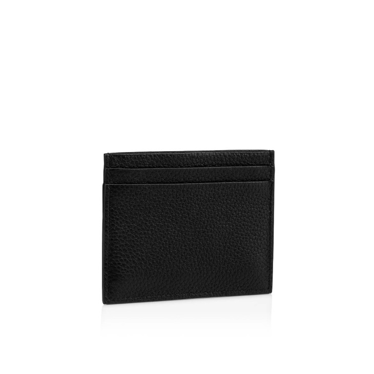 Christian Louboutin Kios Men Wallets Black / Red | FHDSNW-675