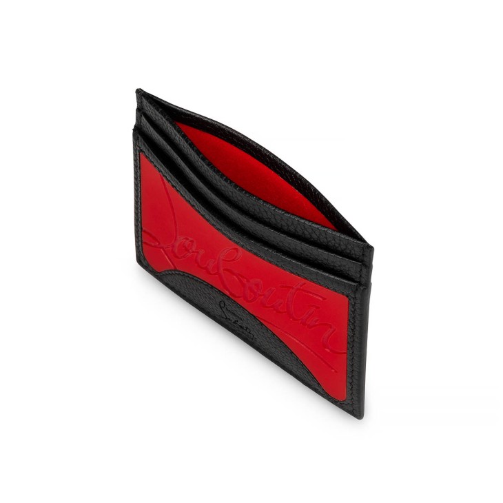 Christian Louboutin Kios Men Wallets Black / Red | FHDSNW-675