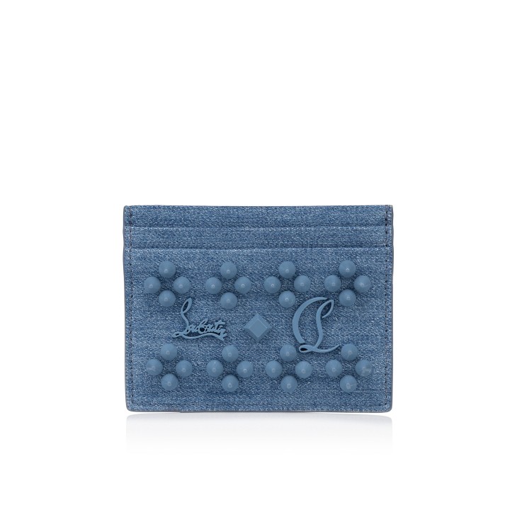 Christian Louboutin Kios Women Wallets Blue / Blue | RHLBOE-428