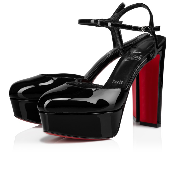 Christian Louboutin Loo Women Platform Shoes Black | HRICMQ-917