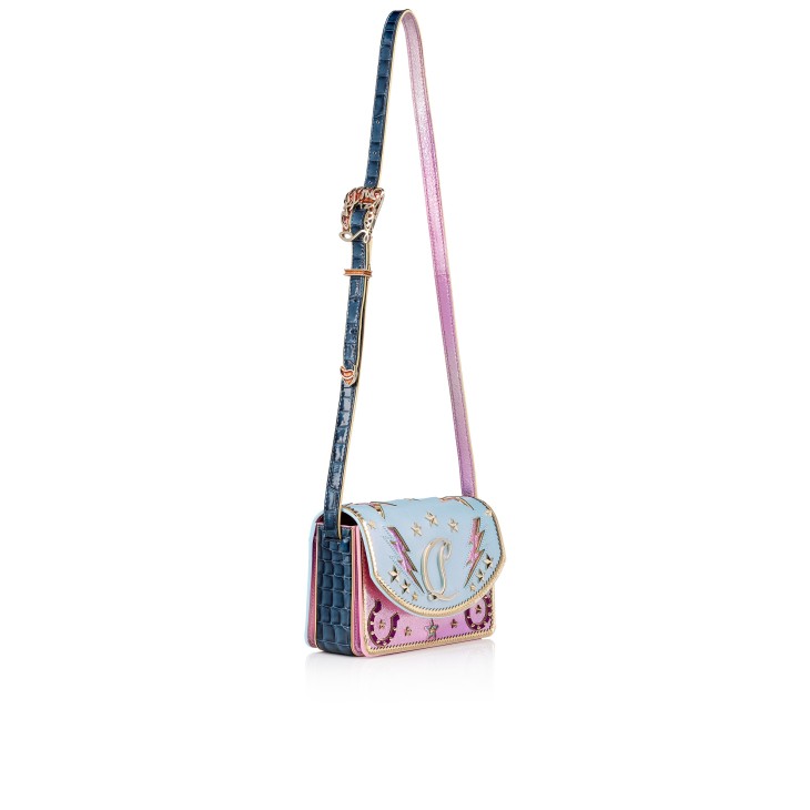 Christian Louboutin Loubi54 Giddy Women Shoulder Bags Blue / Pink | KALMSG-938