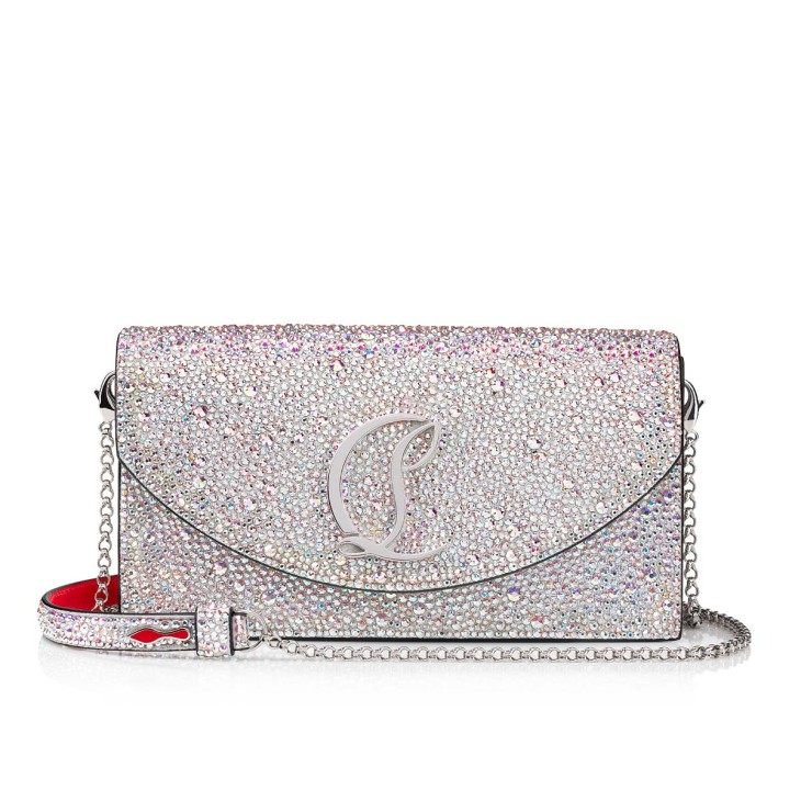 Christian Louboutin Loubi54 Women Clutch Bags Silver | KHRSOC-193