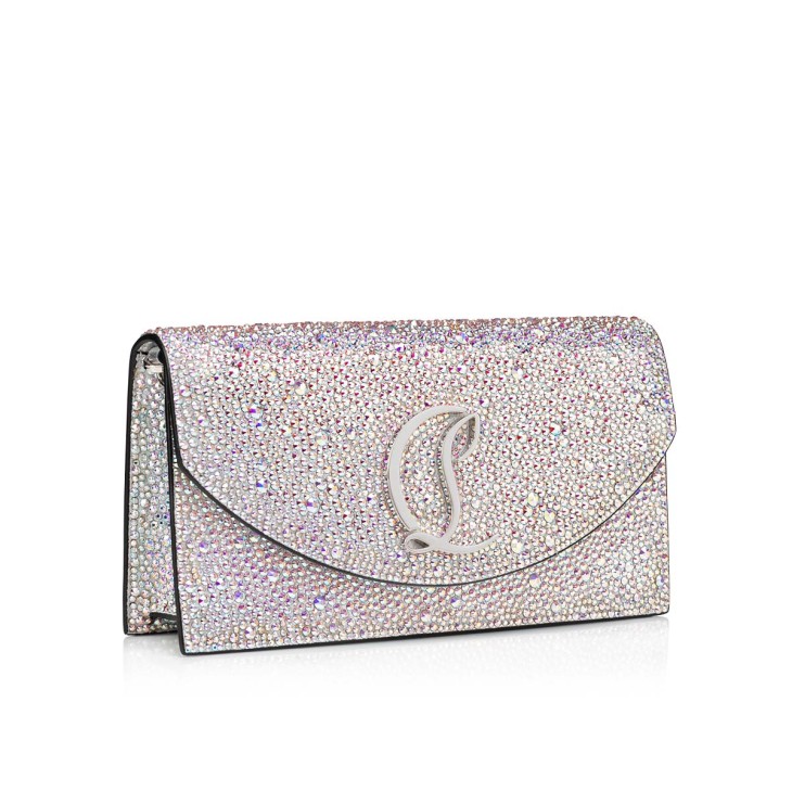 Christian Louboutin Loubi54 Women Clutch Bags Silver | KHRSOC-193