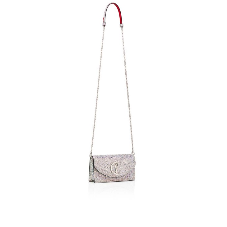 Christian Louboutin Loubi54 Women Clutch Bags Silver | KHRSOC-193