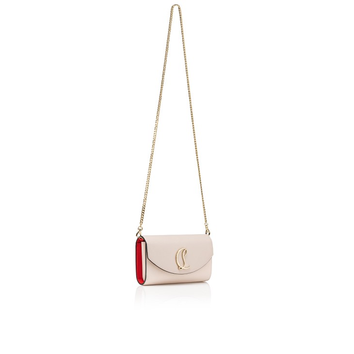 Christian Louboutin Loubi54 Women Clutch Bags Cream | ZWYJBO-670