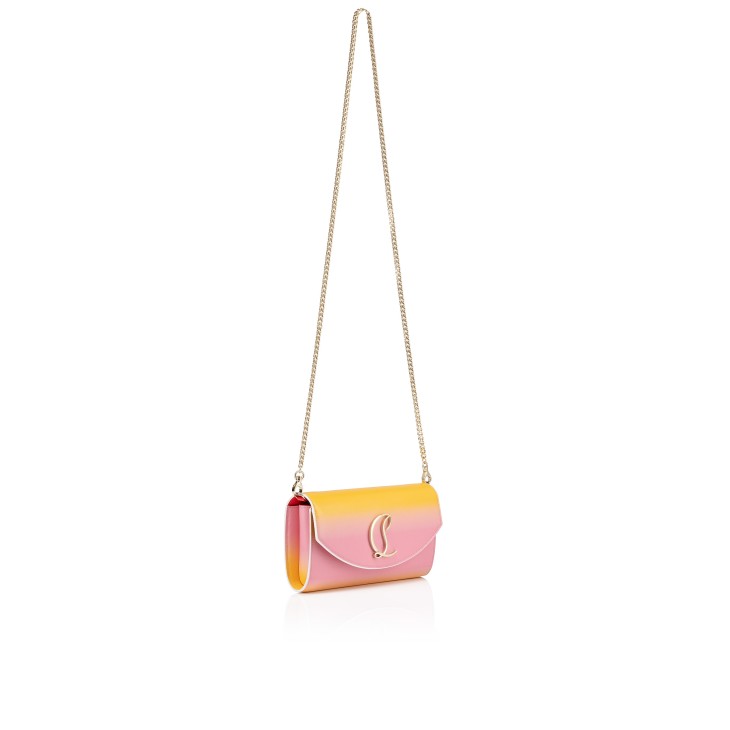 Christian Louboutin Loubi54 Women Clutch Bags Pink / Yellow | YATELG-408