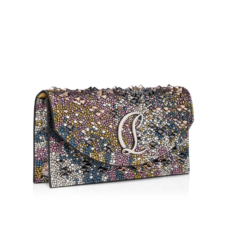 Christian Louboutin Loubi54 Women Clutch Bags Metal / Multicolor | YEXLWK-564