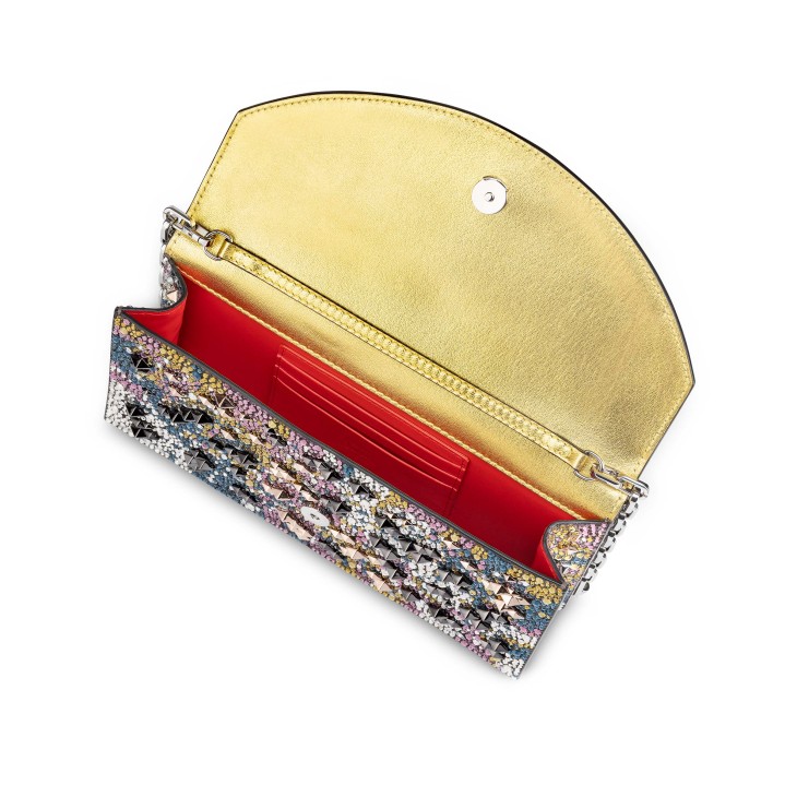 Christian Louboutin Loubi54 Women Clutch Bags Metal / Multicolor | YEXLWK-564