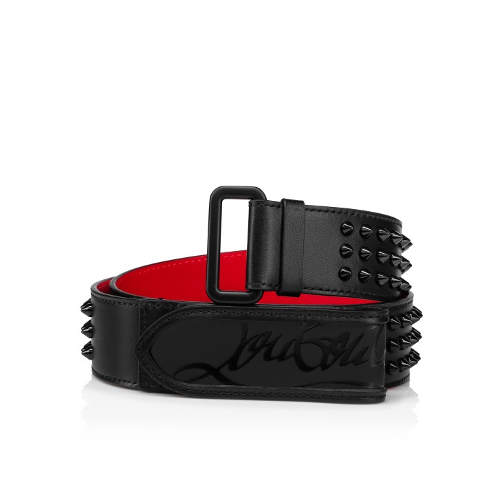 Christian Louboutin Loubi Men Belts Black | DTHNXF-073