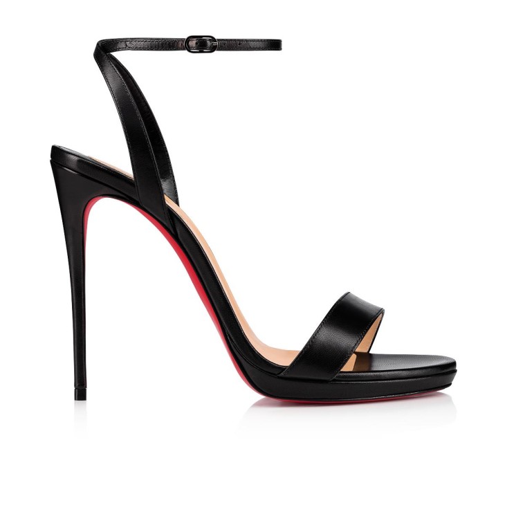 Christian Louboutin Loubi Queen Women Sandals Black | VPGSYT-975