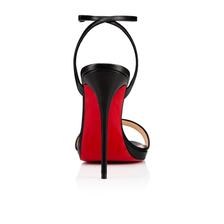 Christian Louboutin Loubi Queen Women Sandals Black | VPGSYT-975