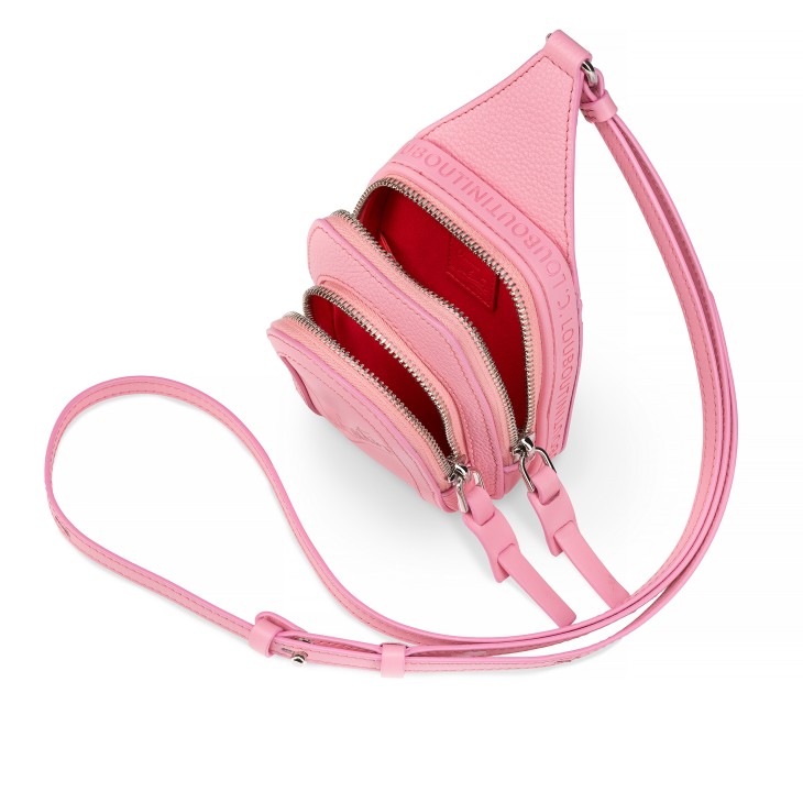 Christian Louboutin Loubifunk Men Crossbody Bags Pink | QYDOPA-697