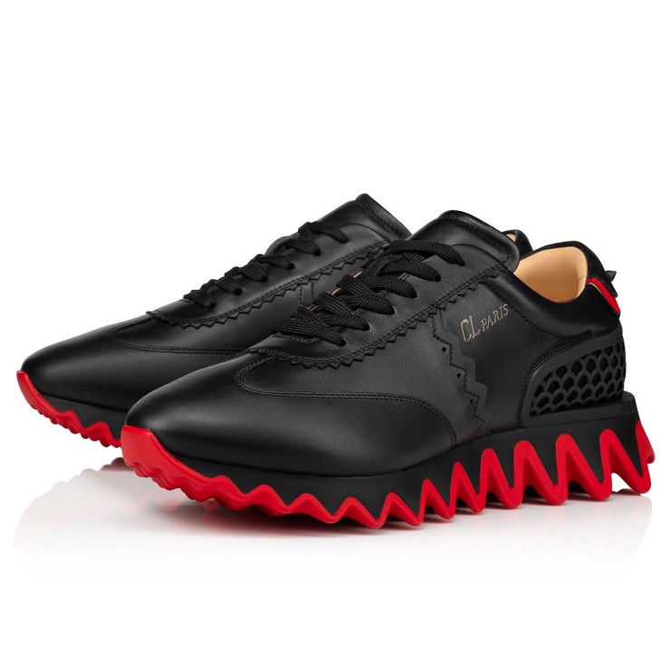 Christian Louboutin Loubishark Men Sneakers Black | BSYCPJ-547