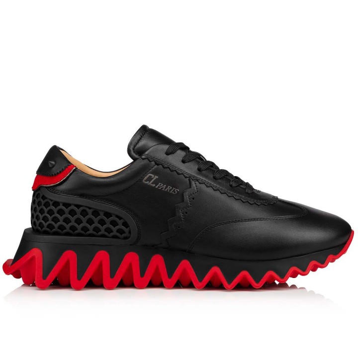 Christian Louboutin Loubishark Men Sneakers Black | BSYCPJ-547