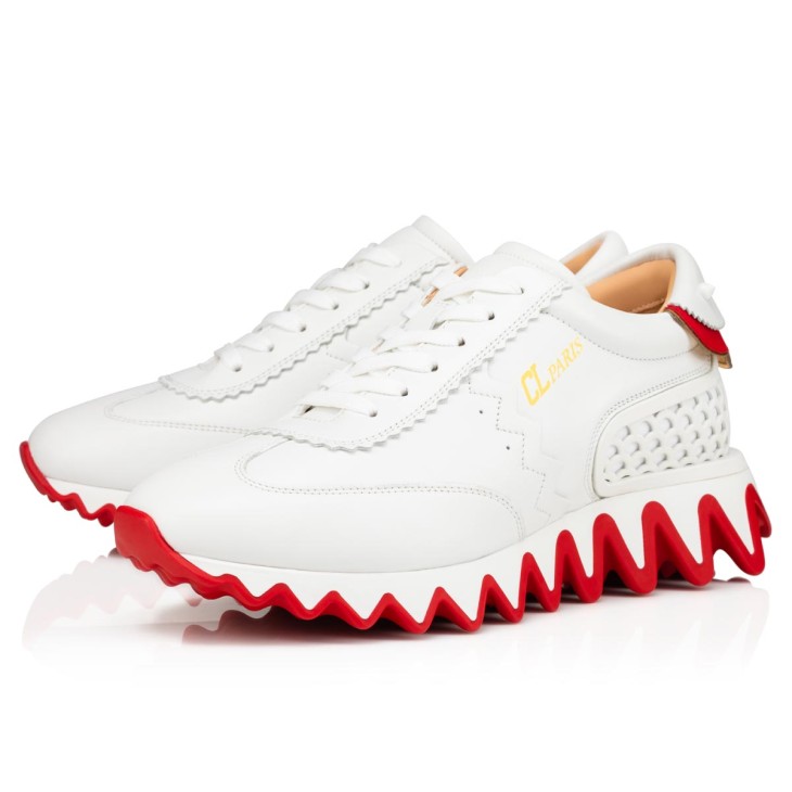 Christian Louboutin Loubishark Women Sneakers White | ZTRWFG-037