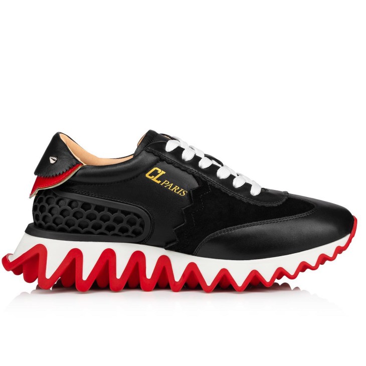 Christian Louboutin Loubishark Women Sneakers Black | DUHTNM-092