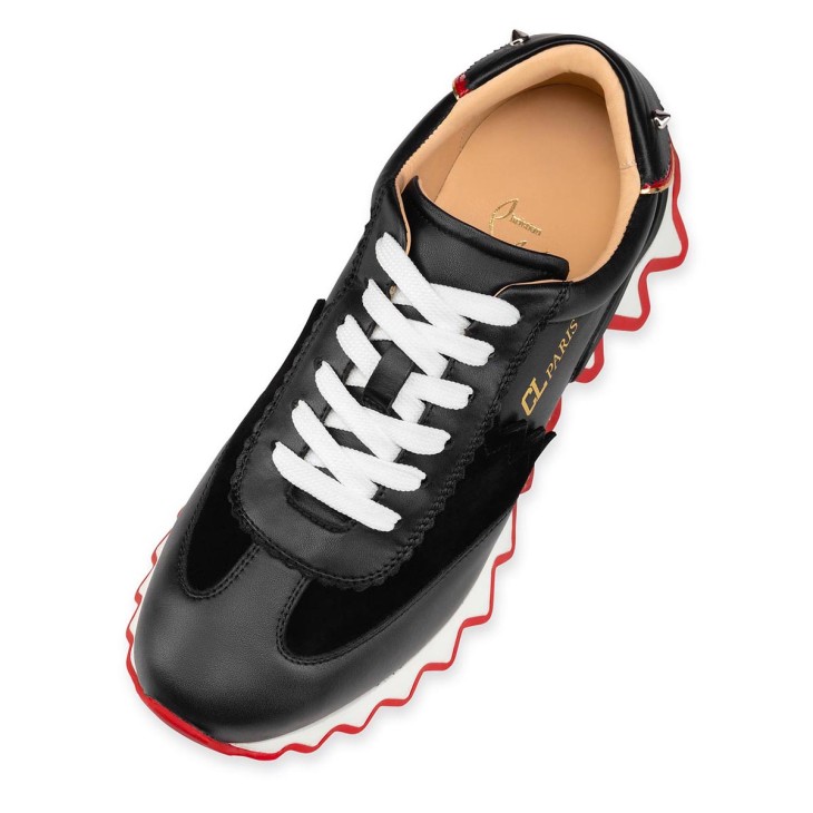 Christian Louboutin Loubishark Women Sneakers Black | DUHTNM-092