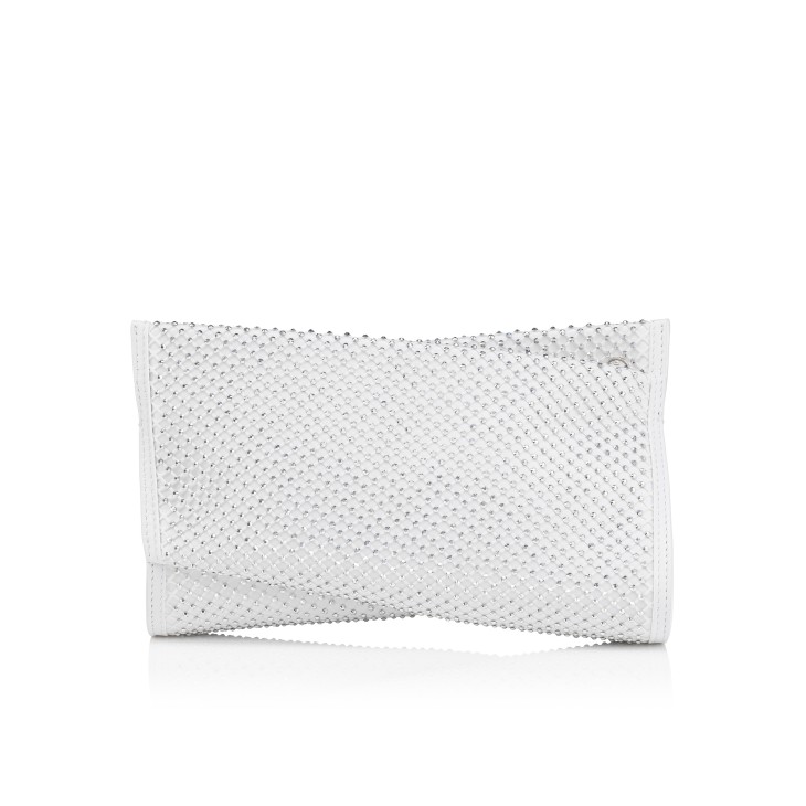 Christian Louboutin Loubitwist small Women Clutch Bags White | XQMDZN-156