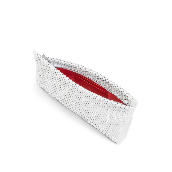 Christian Louboutin Loubitwist small Women Clutch Bags White | XQMDZN-156