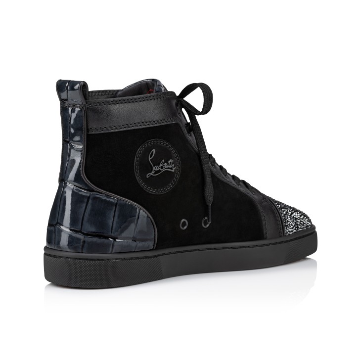 Christian Louboutin Louis Lucky Men Sneakers Black | VBSYGI-905