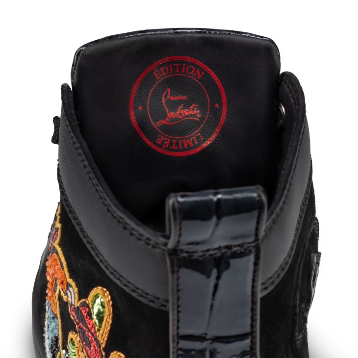 Christian Louboutin Louis Lucky Men Sneakers Black | VBSYGI-905