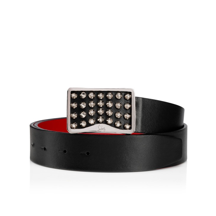 Christian Louboutin Louis Men Belts Black | QLEYAP-804