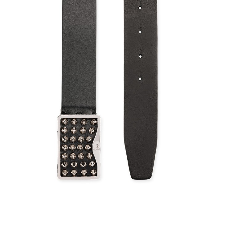 Christian Louboutin Louis Men Belts Black | QLEYAP-804