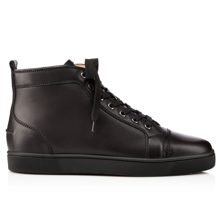 Christian Louboutin Louis Men Sneakers Black | HDWVFS-178