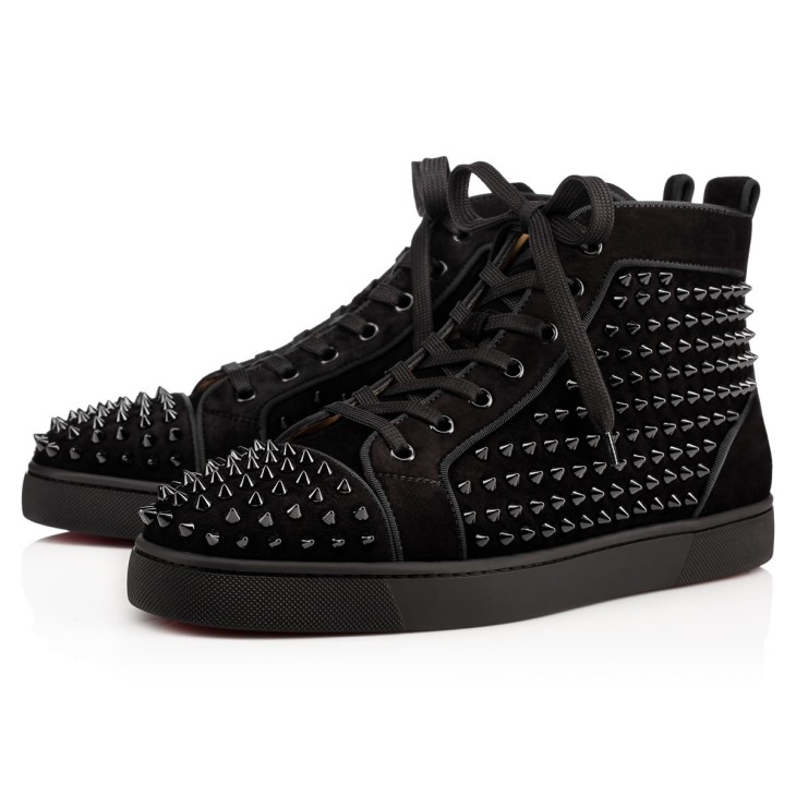 Christian Louboutin Louis Men Sneakers Black | KPBFAS-086