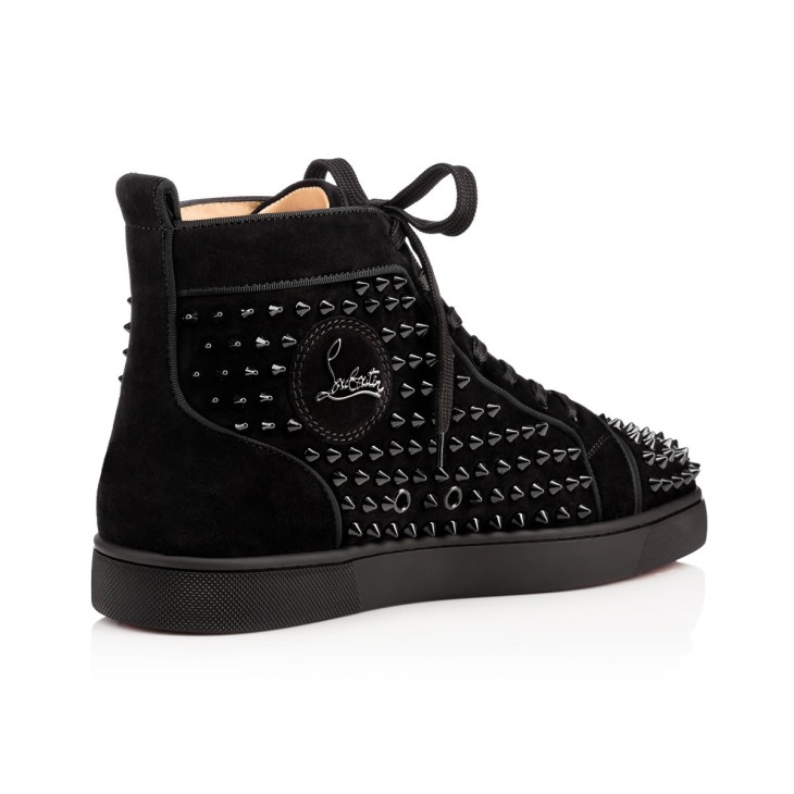 Christian Louboutin Louis Men Sneakers Black | KPBFAS-086