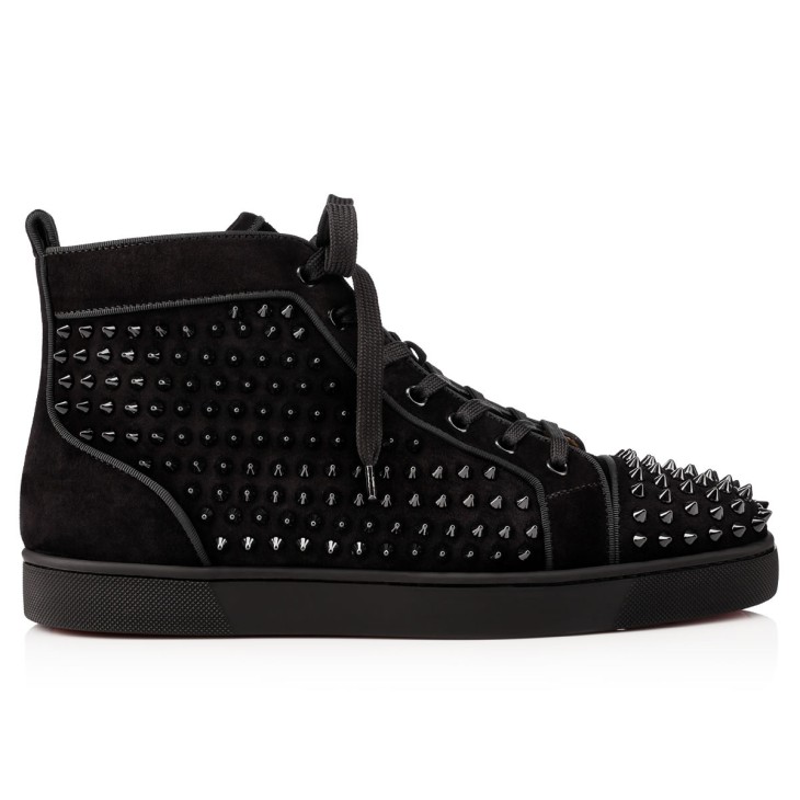 Christian Louboutin Louis Men Sneakers Black | KPBFAS-086