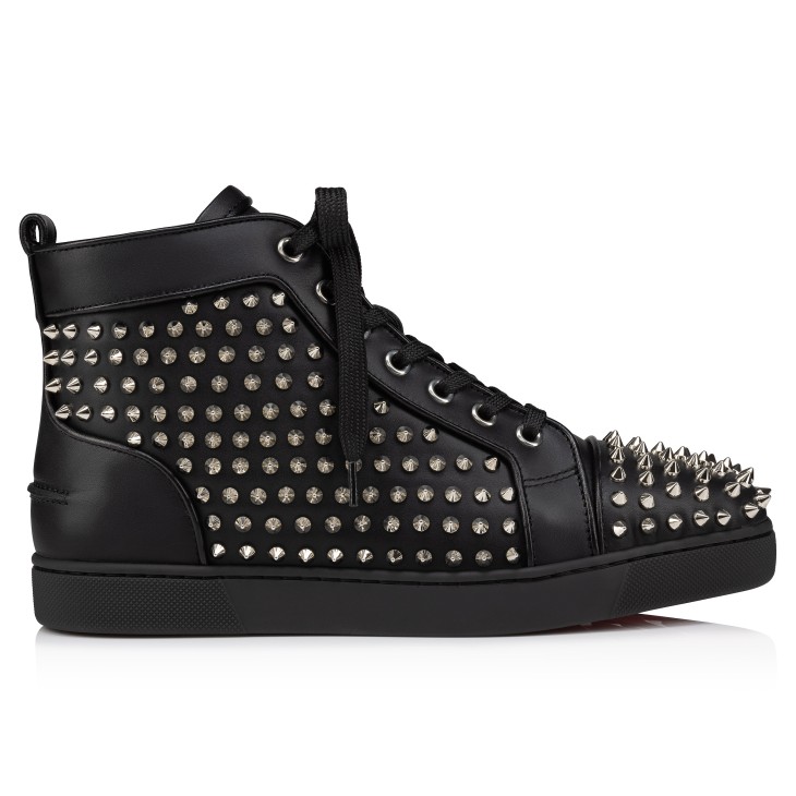 Christian Louboutin Louis Night Spikes Women Sneakers Black | ICMEXH-396