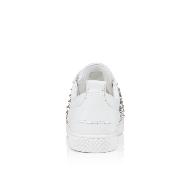 Christian Louboutin Louis Spikes Junior Men Sneakers White | HGOBSK-071