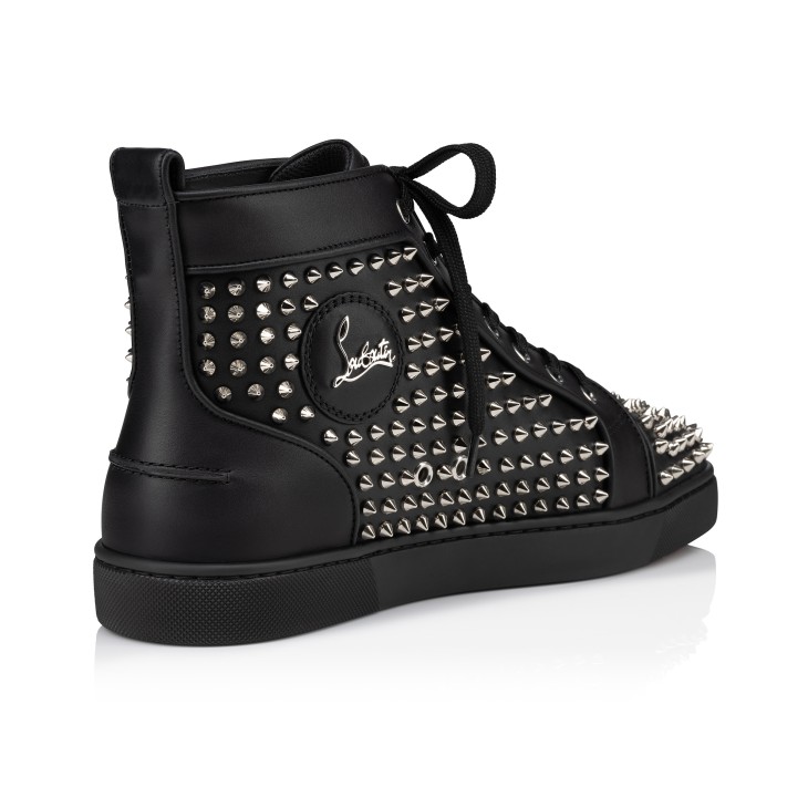 Christian Louboutin Louis Spikes Men Sneakers Black | KOAMZW-049