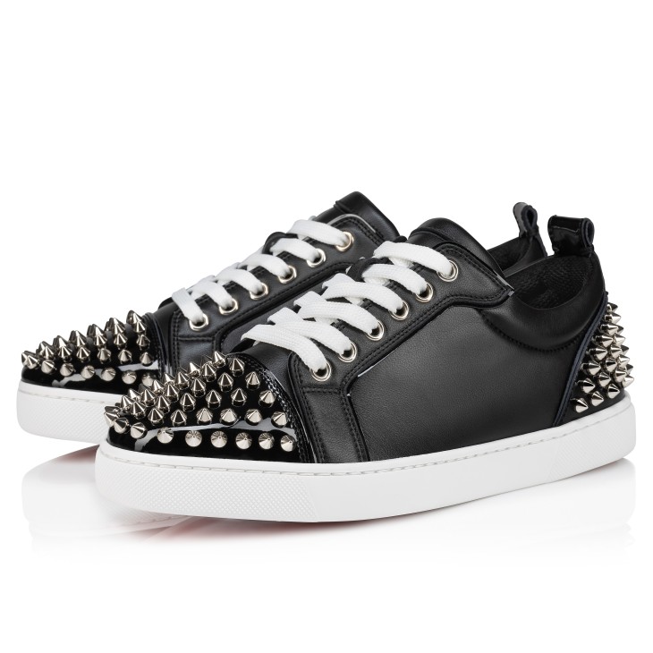 Christian Louboutin Louise Junior Spikes Women Sneakers Black | LJEUMF-934