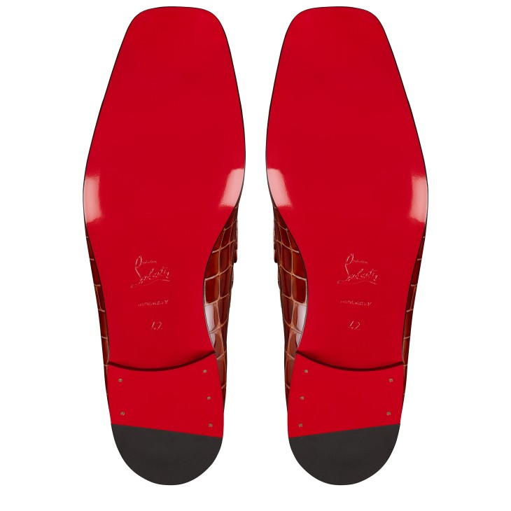 Christian Louboutin MJ Moc Men Moccasins Red | DGUHJS-845