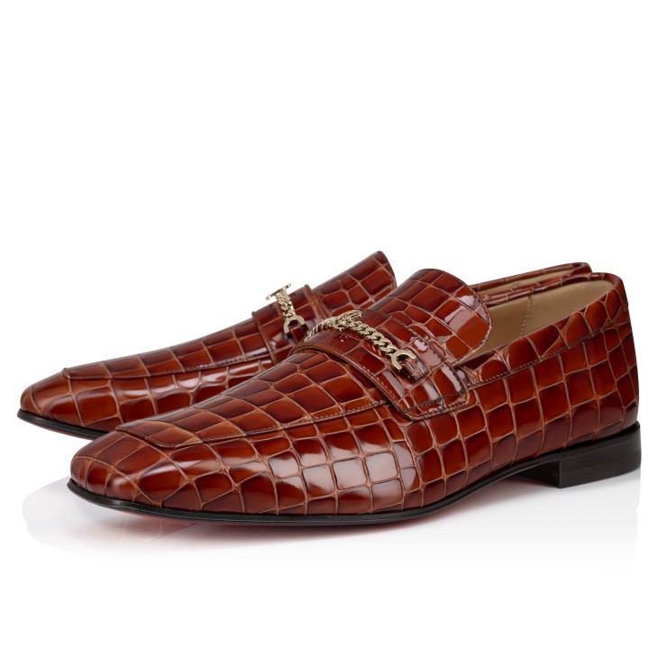 Christian Louboutin MJ Moc Men Moccasins Red | DGUHJS-845