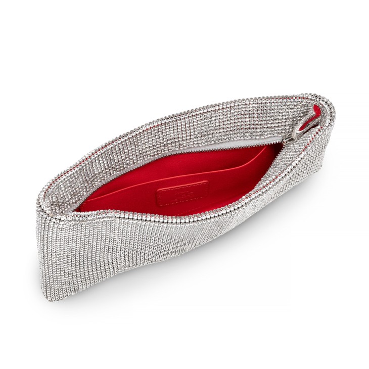 Christian Louboutin Maykimay Women Clutch Bags Silver | LXDEIQ-930