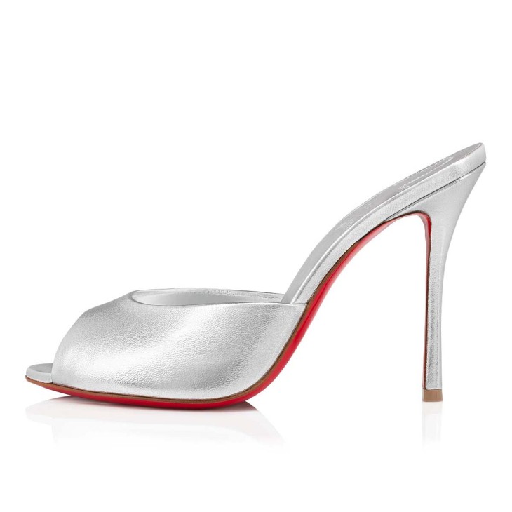 Christian Louboutin Me Dolly Women Mules Silver | YADWZS-873